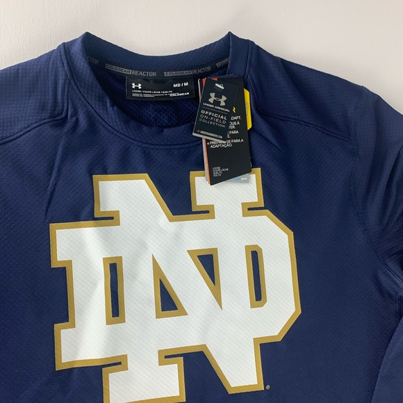 Under Armour Notre Dame Fighting Irish Navy M - Picture 2 of 8
